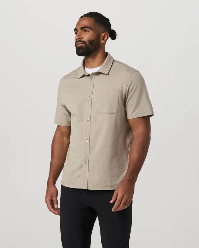 Short Sleeve Ponto Button Down Shirt