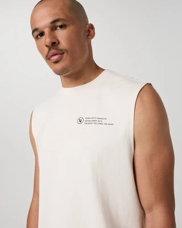 Sleeveless Heavyweight Cotton Muscle Tank