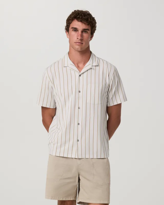 Short Sleeve Bridge Shirt - Camp Collar