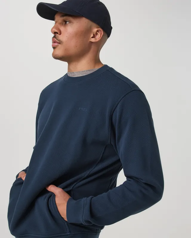 Pique Fleece Crew