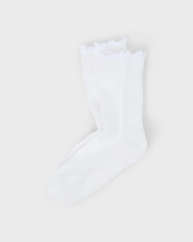 Half Crew Ruffle Sock