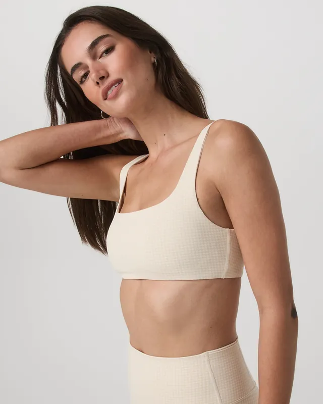 Micro Houndstooth Bra
