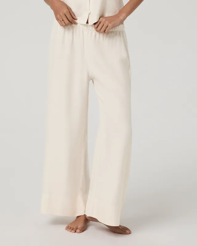 Trestles Twill Crop Wideleg Pant